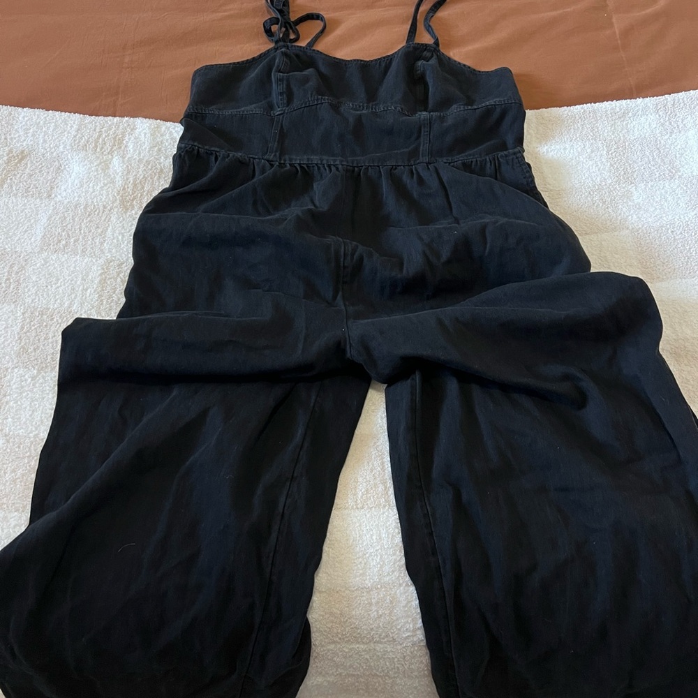 Old Navy Black Denim Women's Jumpsuit